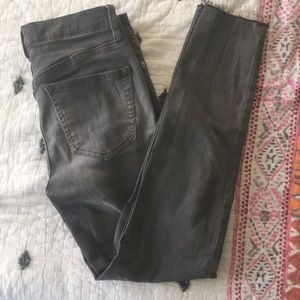 Free People Skinny Jeans in Gray size 27